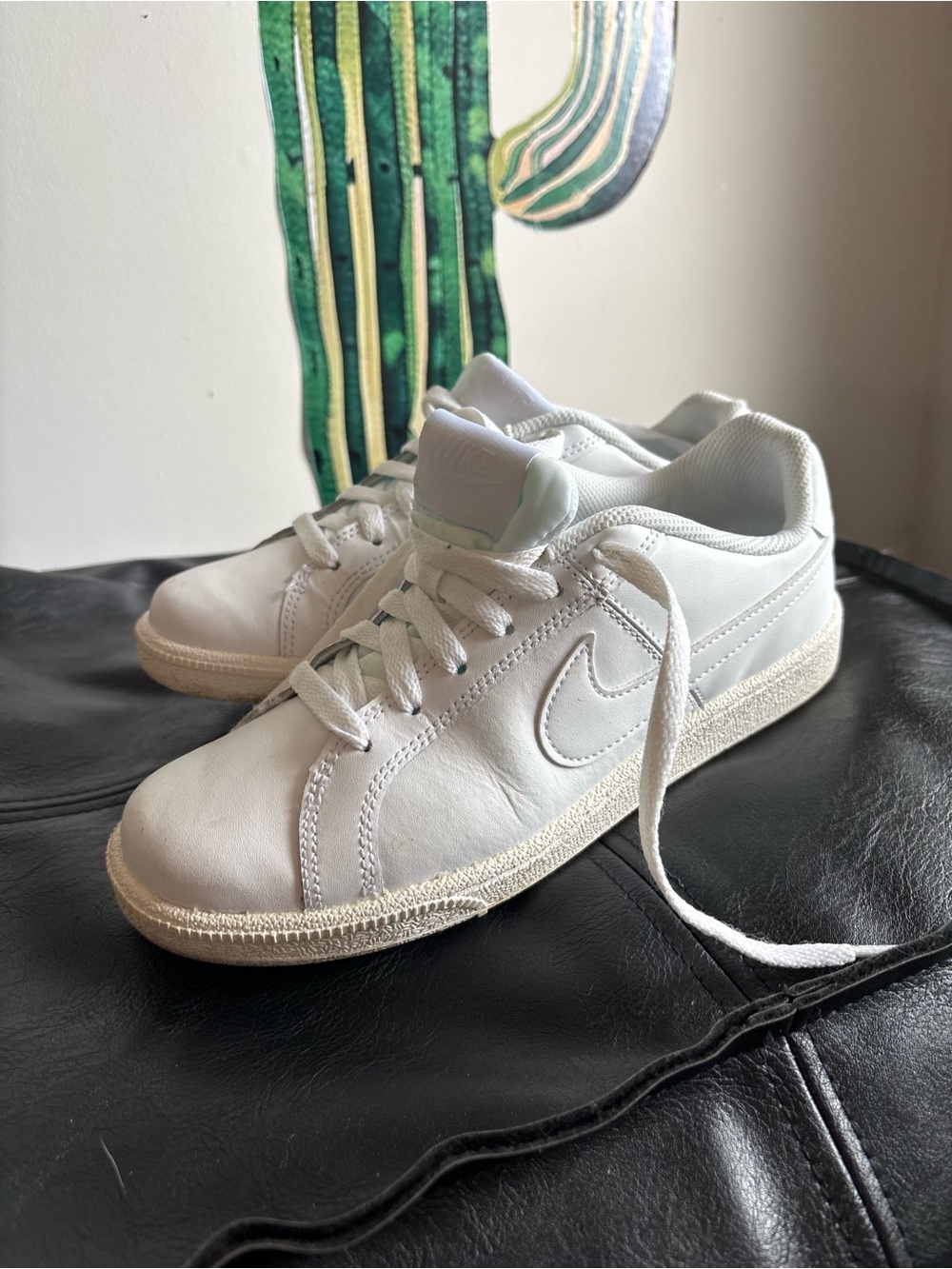 Nike White Low-Top Sneakers Swoosh